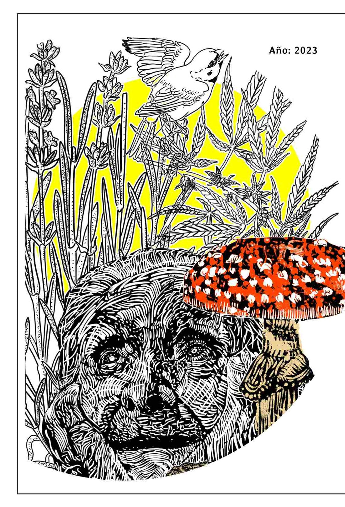 Serigrafía "Sabiduría" — César Kevin Pérez Pacheco