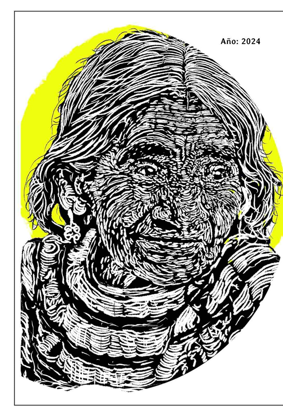 Serigrafía "María Sabina" — César Kevin Pérez Pacheco