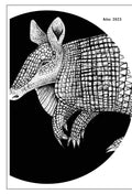 "Armadillo" — serigrafía original de César Kevin Pérez Pacheco — Simbiosis