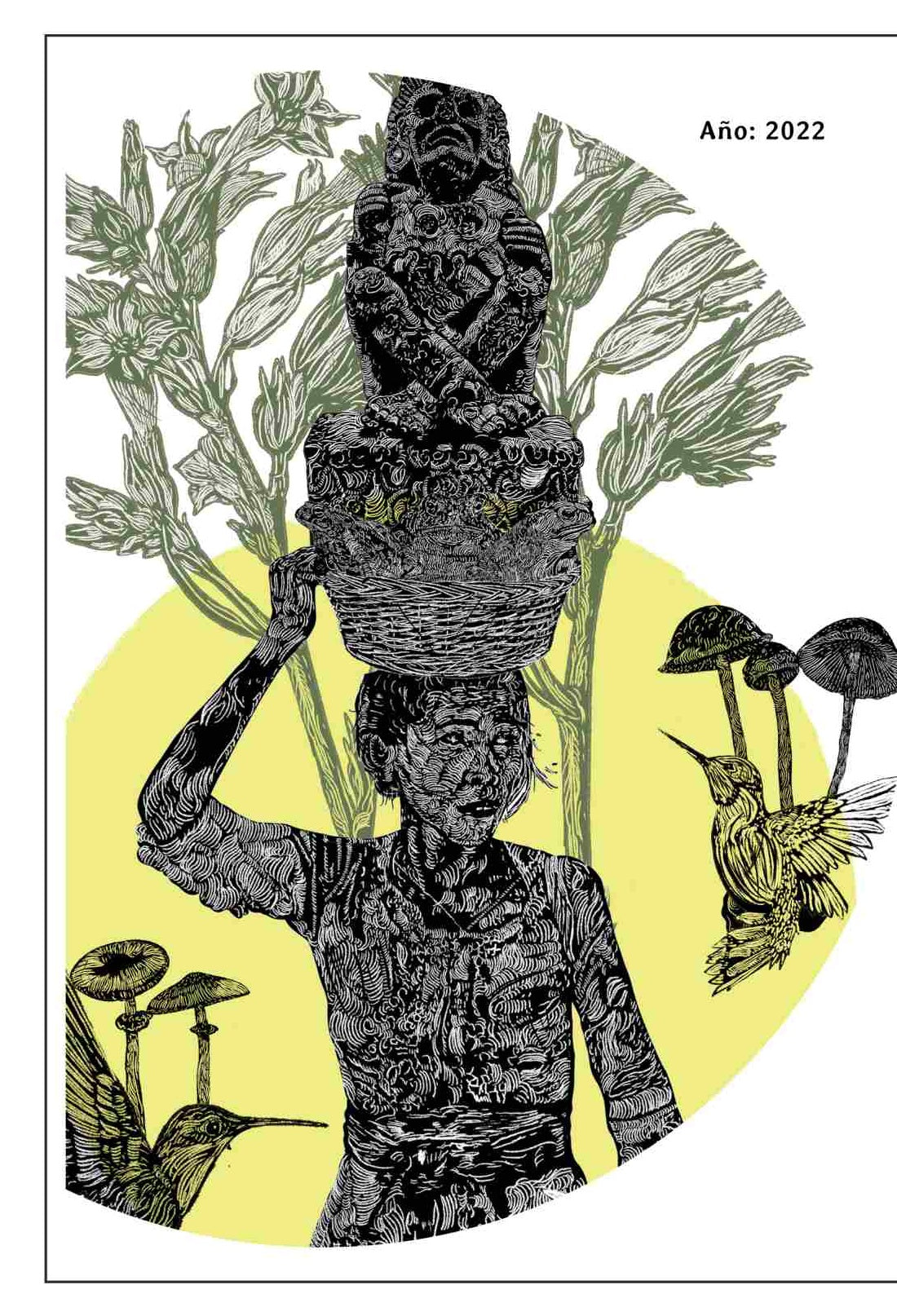 Serigrafía "Príncipe de las flores" — César Kevin Pérez Pacheco