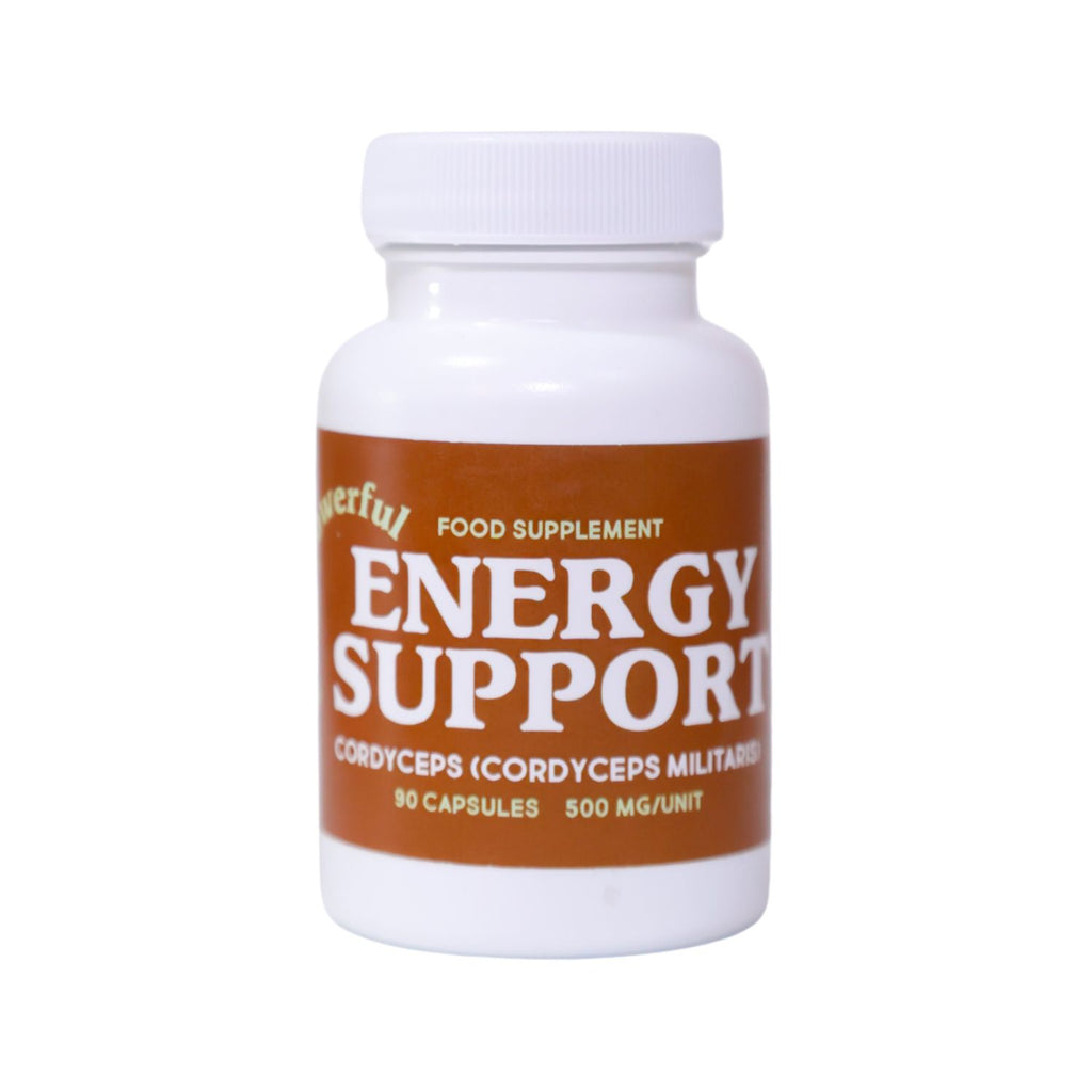 Frasco de Cápsulas Energy Support de Cordyceps — Simbiosis